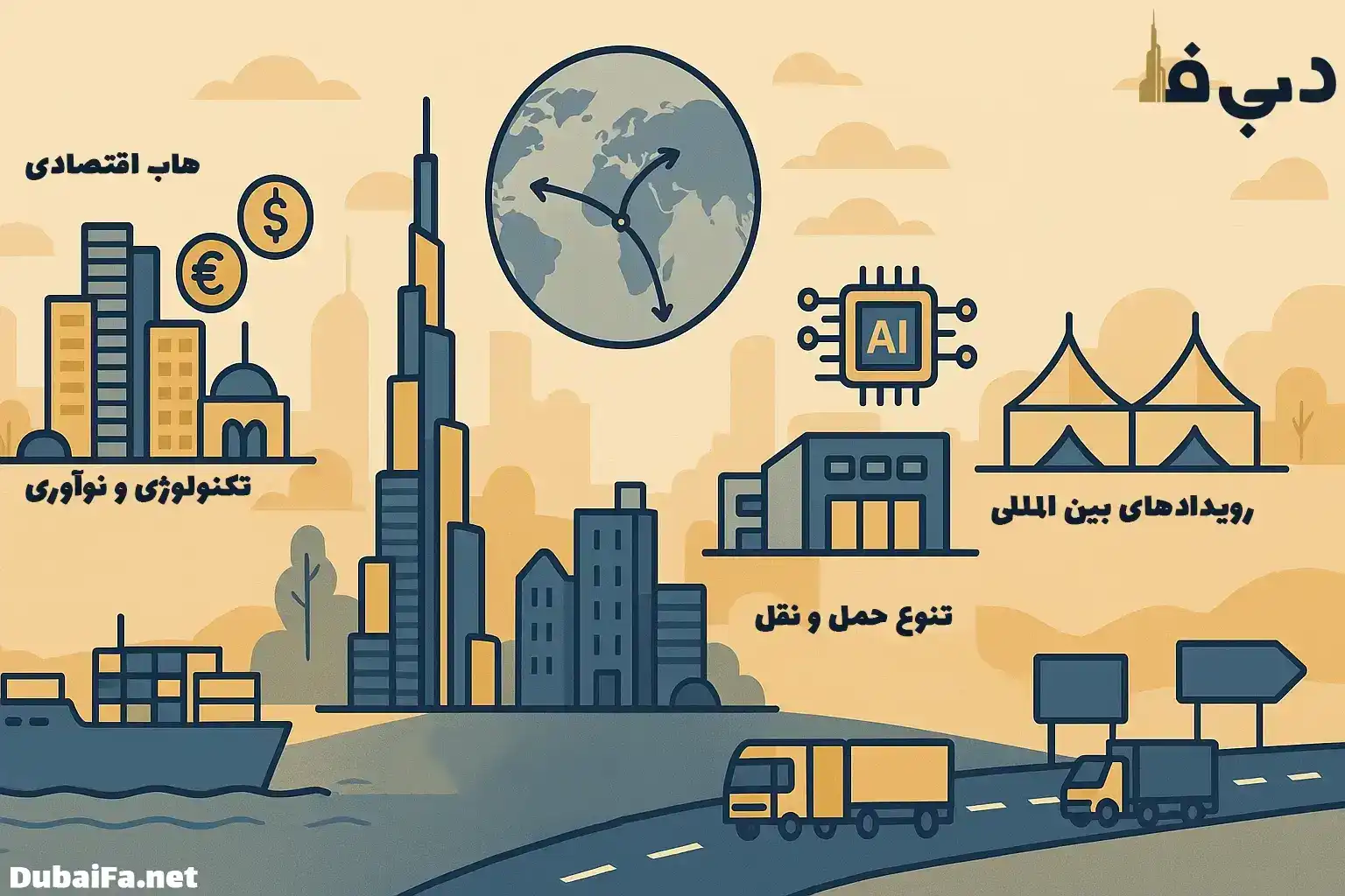 روش‌های حمل و نقل به دبی و کل امارات