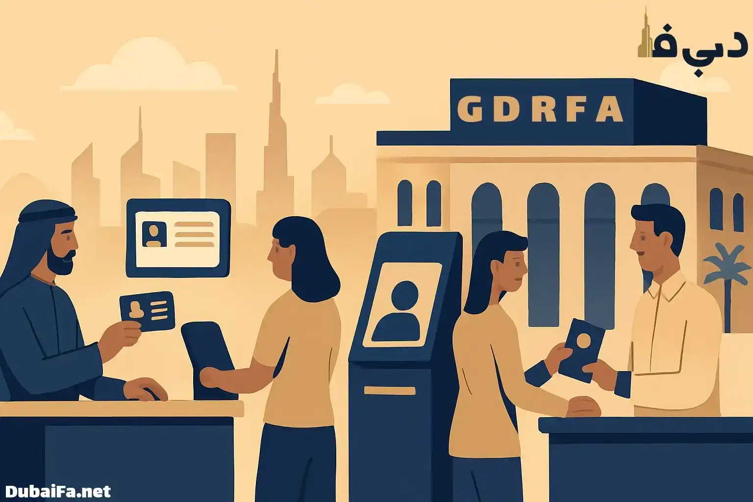 اداره مهاجرت GDRFA در دبی
