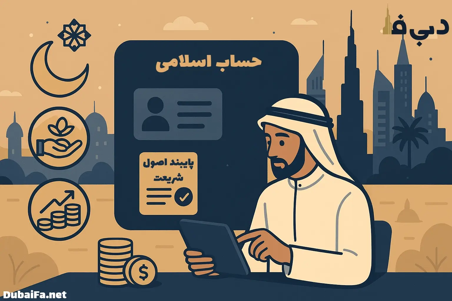افتتاح حساب بانکی اسلامی در دبی