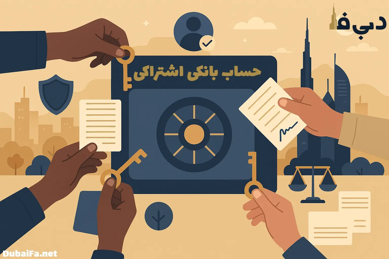 افتتاح حساب بانکی اشتراکی در دبی