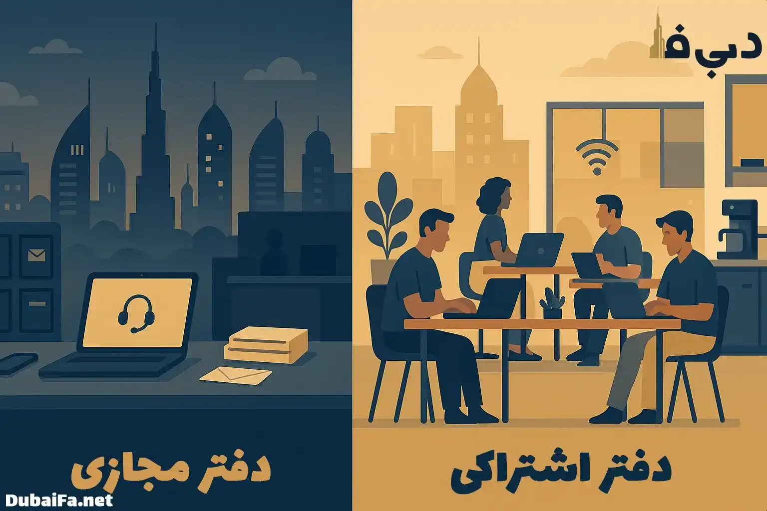 مقایسه دفتر مجازی و اشتراکی