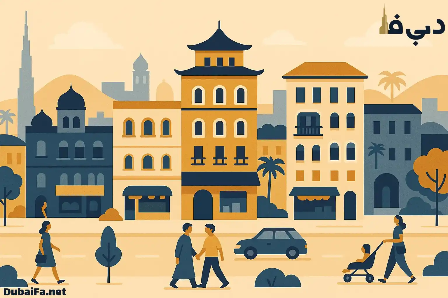 مناطق اقتصادی دبی برای زندگی