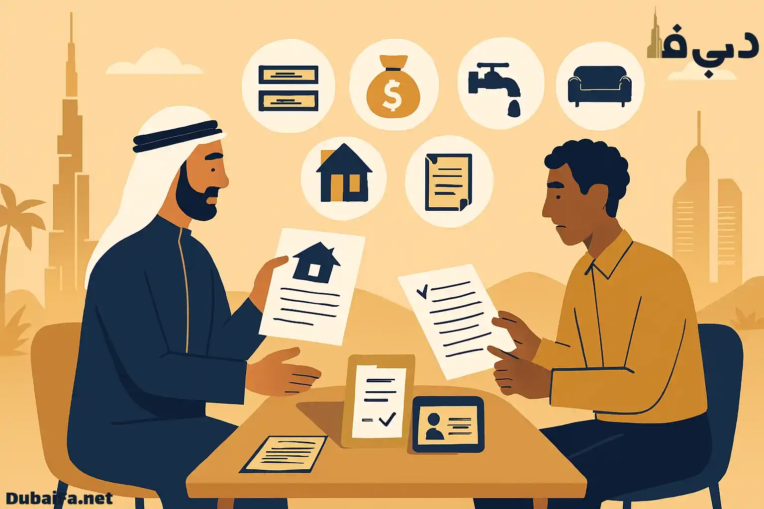 صحبت درباره مسائل اجاره خانه با مالک و توافق کردن با او