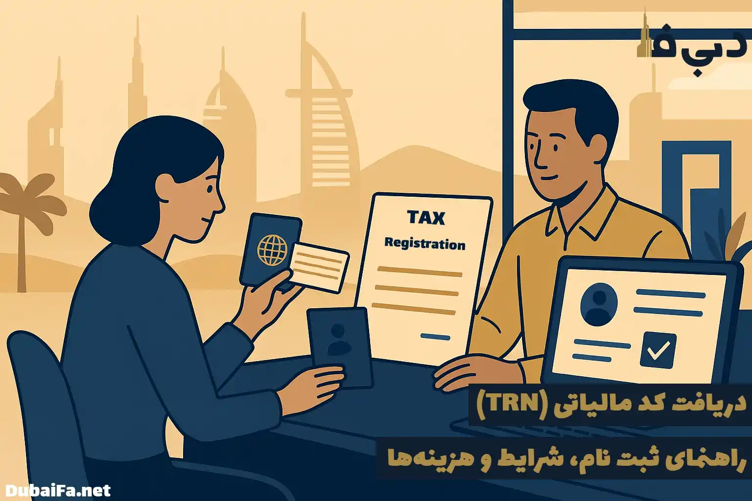 دریافت کدمالیاتی دبی