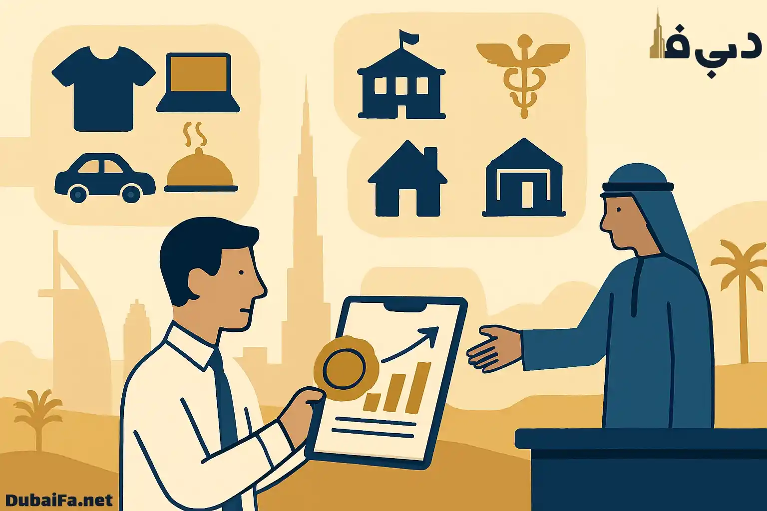 مالیات بر ارزش افزوده در دبی