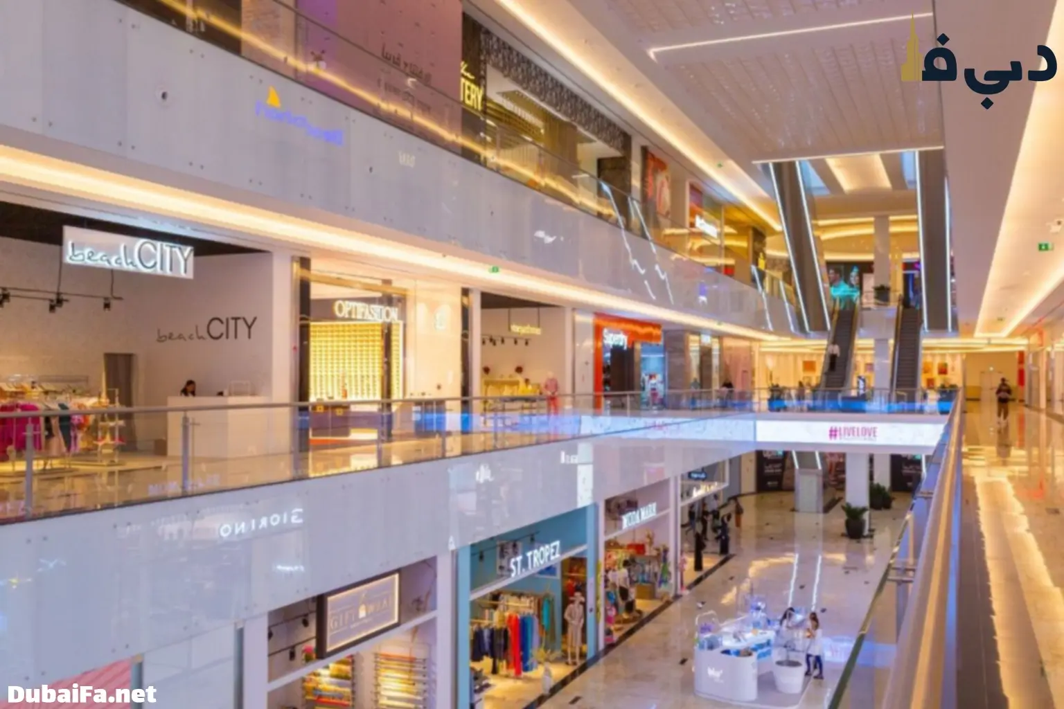 فروشگاه ها و برند های پالم جمیرا مال