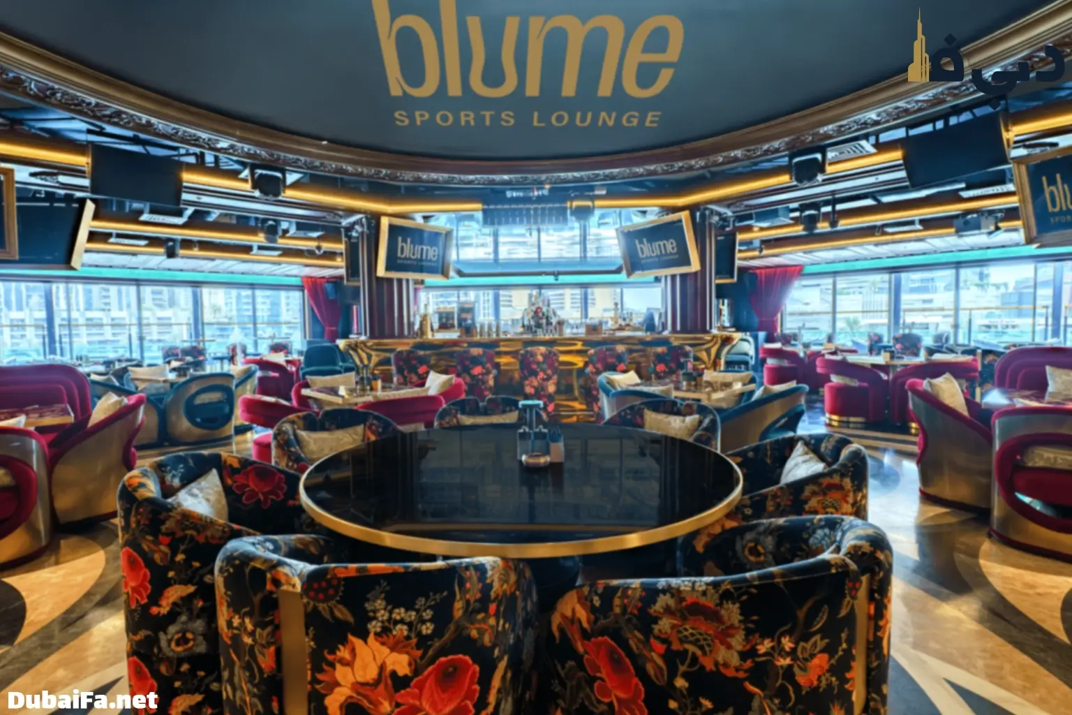 کافه ورزشی بلوم در دبی مارینا