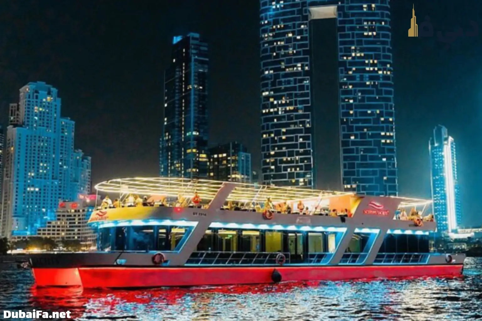 تجربه شام در کشتیهای تفریحی در دبی مارینا