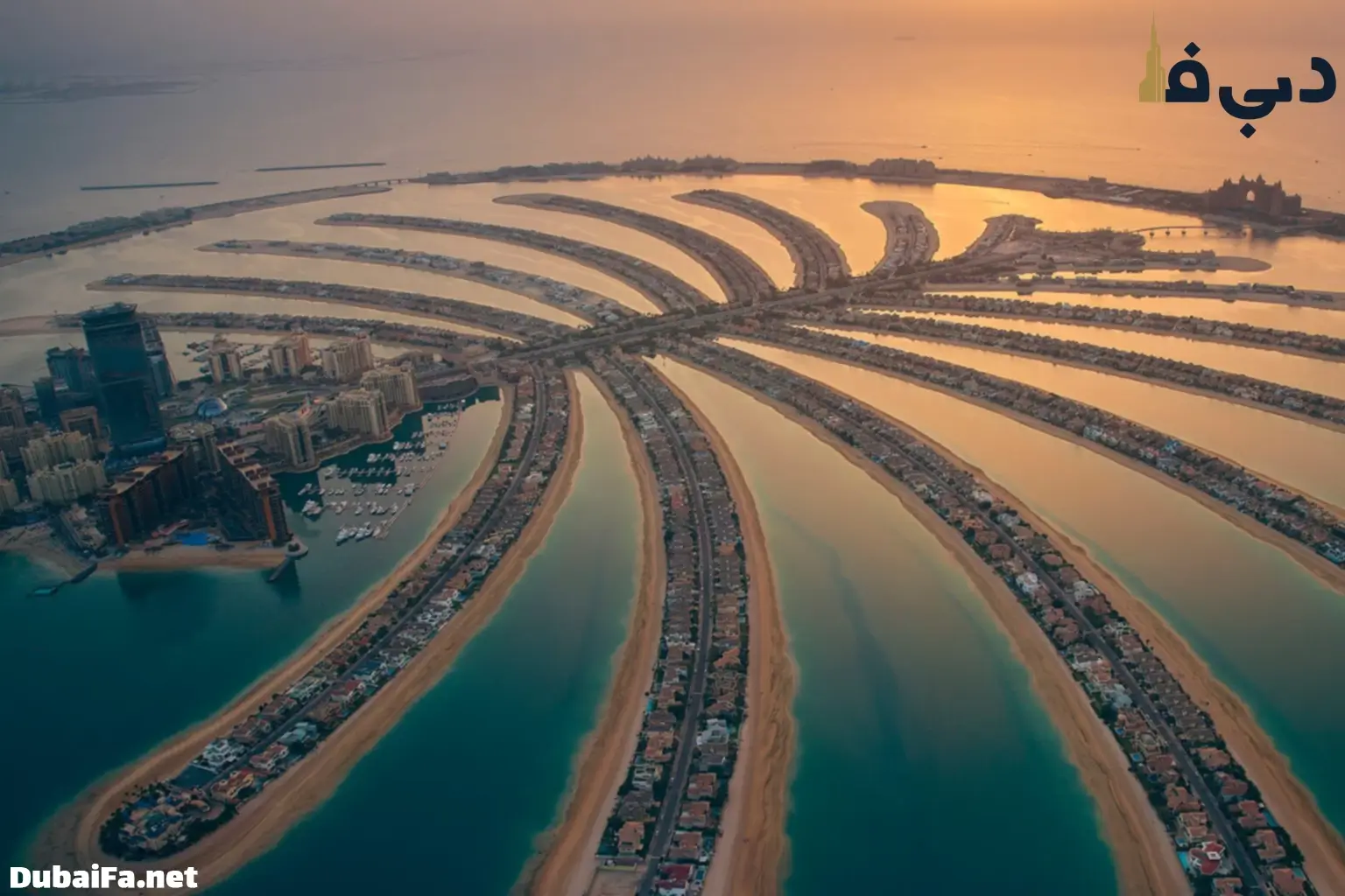 فاصله دبی مارینا تا Downtown Dubai و نخل جمیرا